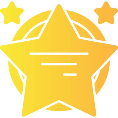 yıldız derecelendirme web simgesi basit tasarım