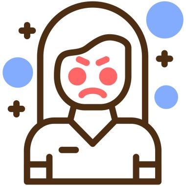 avatar. Web simgesi basit illüstrasyon