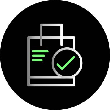 Belge simgesinin vektör illüstrasyonu