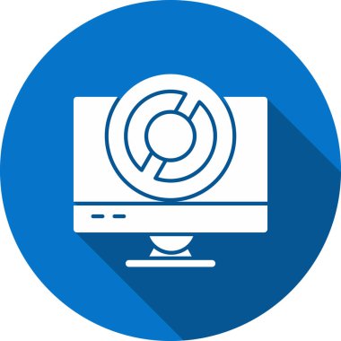 seo modern simgesinin vektör illüstrasyonu