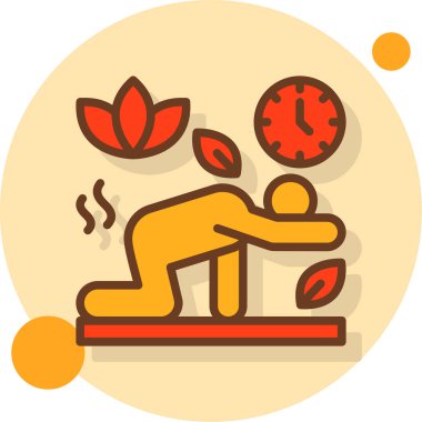 Simge vektör çizim Masaj