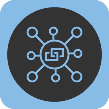 seo modern simgesinin vektör illüstrasyonu