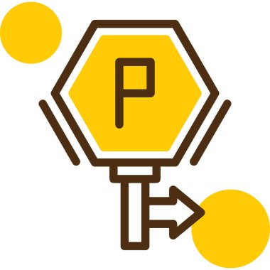 park simgesi modern vektör illüstrasyonu