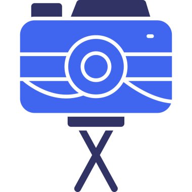 kamera simgesi, vektör illüstrasyonu basit tasarım