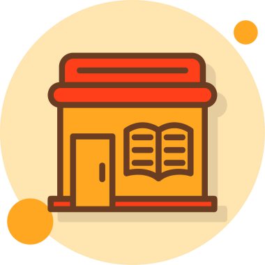 Kitap simgesinin vektör illüstrasyonu