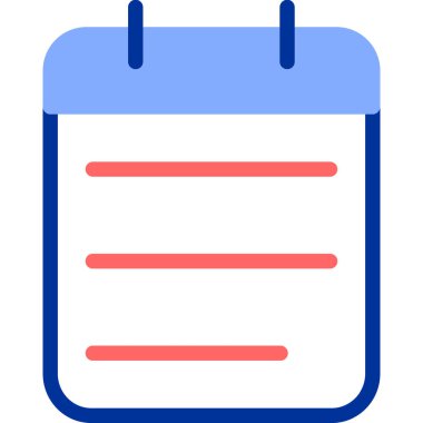 Takvim. Web simgesi basit illüstrasyon