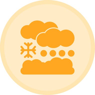 Bulut simgesi vektör illüstrasyonu