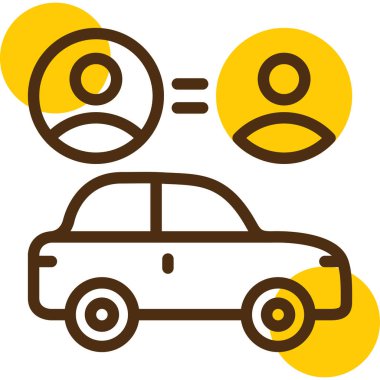 araba simgesi vektör illüstrasyonu