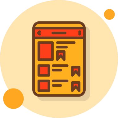 Hesap makinesi. Web simgesi basit illüstrasyon