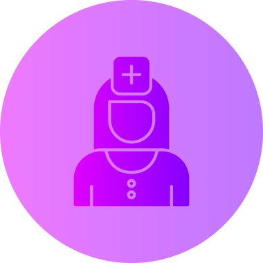 doktor simgesi, vektör illüstrasyonu