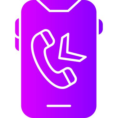 Arama telefonunun vektör illüstrasyonu