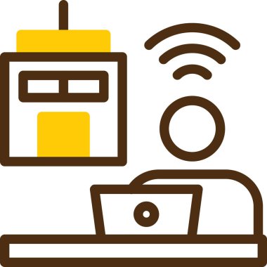 Wi-Fi İnternet ağı simgesi