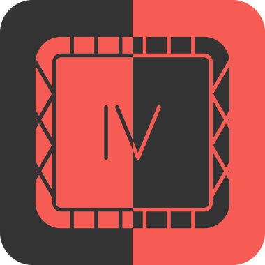 kırmızı çizgi siyah kabartma simgesi