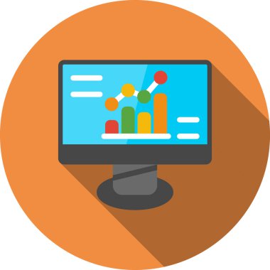 Web & mobil için iş yönetimi dairesi simgesi