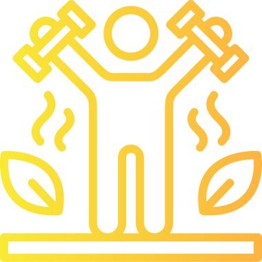 Haçlı insan figürü. Basit simge