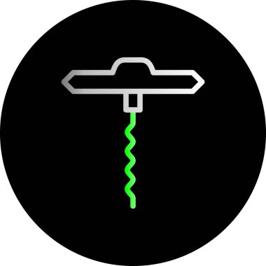 vektör vida simgesi illüstrasyonu