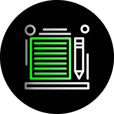 kalem simgesi vektör illüstrasyonu