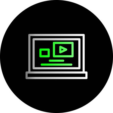 seo modern simgesinin vektör illüstrasyonu