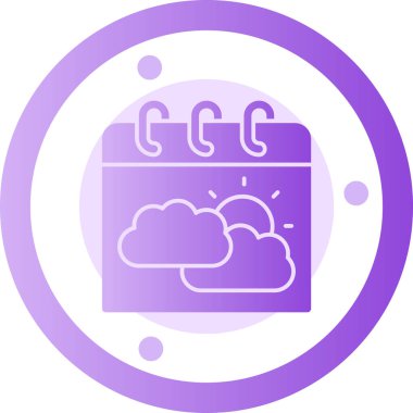 Bulut Hesaplama. Web simgesi basit illüstrasyon