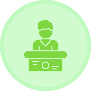 Dizini ve dizini olan birinin vektör çizimi