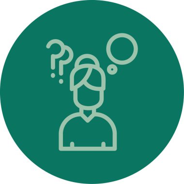 soru ve faq, vektör illüstrasyonu