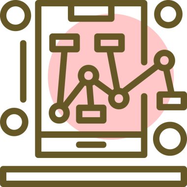 seo modern simgesinin vektör illüstrasyonu