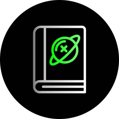 Kitap simgesini, basit vektör çizim