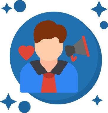 Kalp balon ile işadamı