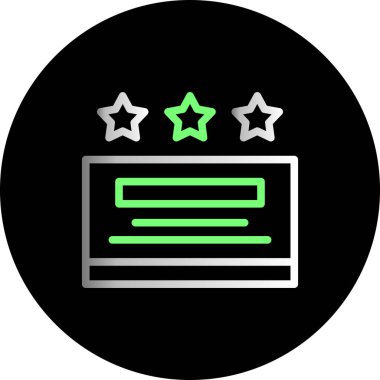 Web simgesi, basit vektör illüstrasyonu