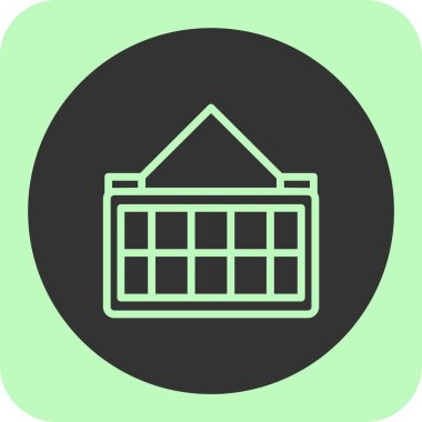 Yapı simgesinin vektör illüstrasyonu