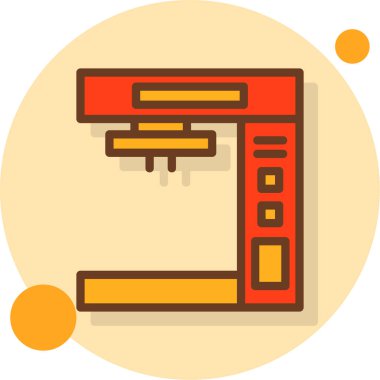 ATM makinesi. Basit resimleme