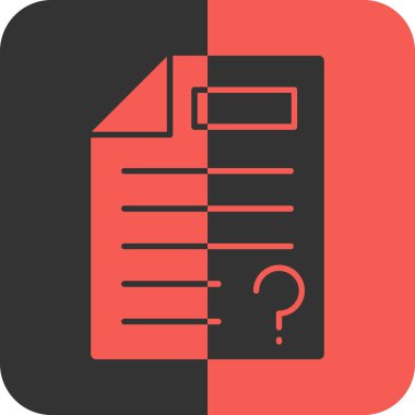 Dosya simgesinin vektör illüstrasyonu