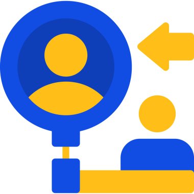 insanların konum simgesi doldurulmuş - taslak biçimi