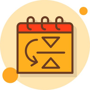 Takvim. Web simgesi basit illüstrasyon