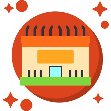 Modern b 'nin vektör illüstrasyonu futbolun ikonundan yoksun