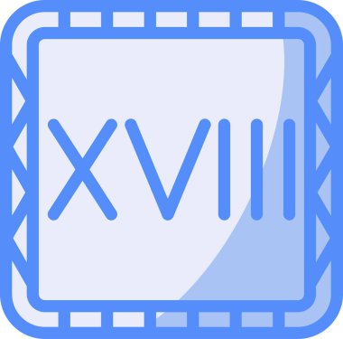 Takvim simgesi, basit vektör illüstrasyon tasarımı