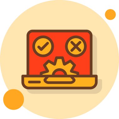 Alarm uyarısı simgesi - dış hat biçiminde