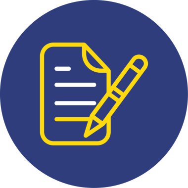 Belge simgesinin vektör illüstrasyonu