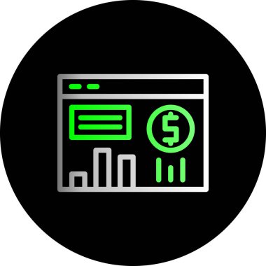 Kişisel bilgisayar simgesinin vektör simgesi