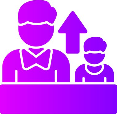 İnsan simgesinin vektör illüstrasyonu