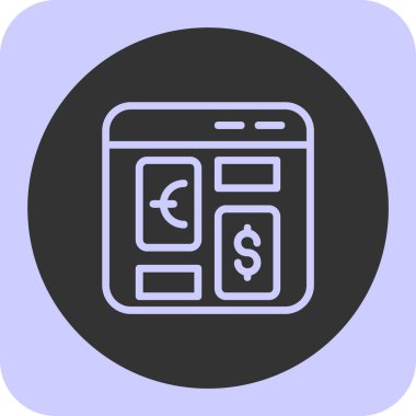 Vektör Mobil simge illüstrasyonu