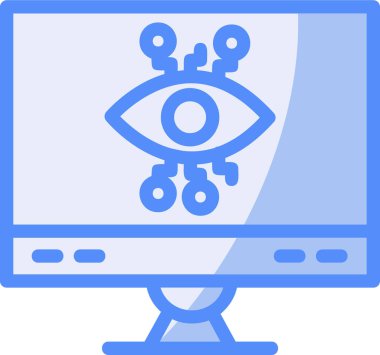 Göz simgesi. Basit tasarım.