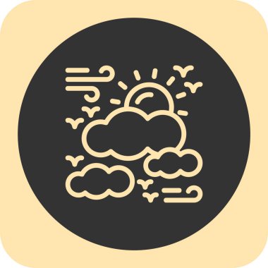 Bulut simgesinin vektör illüstrasyonu