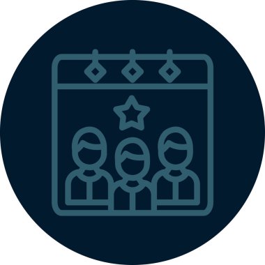 İnsan simgesinin vektör illüstrasyonu