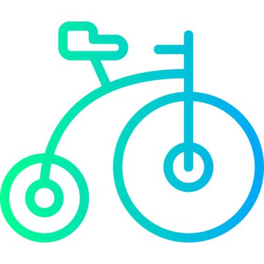 Bisiklet. Web simgesi basit illüstrasyon