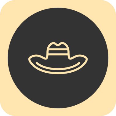 hat simgesi, vektör illüstrasyonu