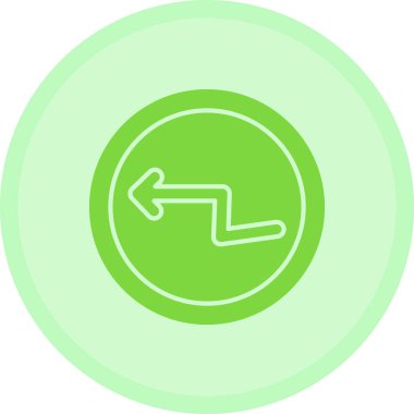 Tek bir simgenin vektör illüstrasyonu