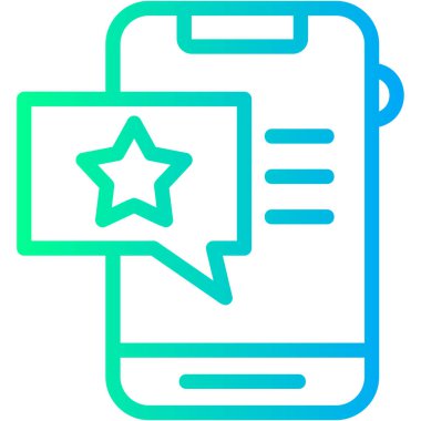 Bir sohbet simgesinin vektör illüstrasyonu