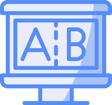 Dosya. Web simgesi basit illüstrasyon