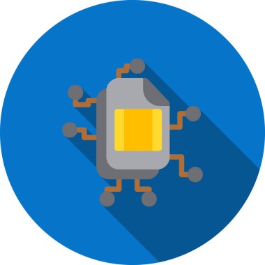 Vektör illüstrasyonu, basit simge ögesi